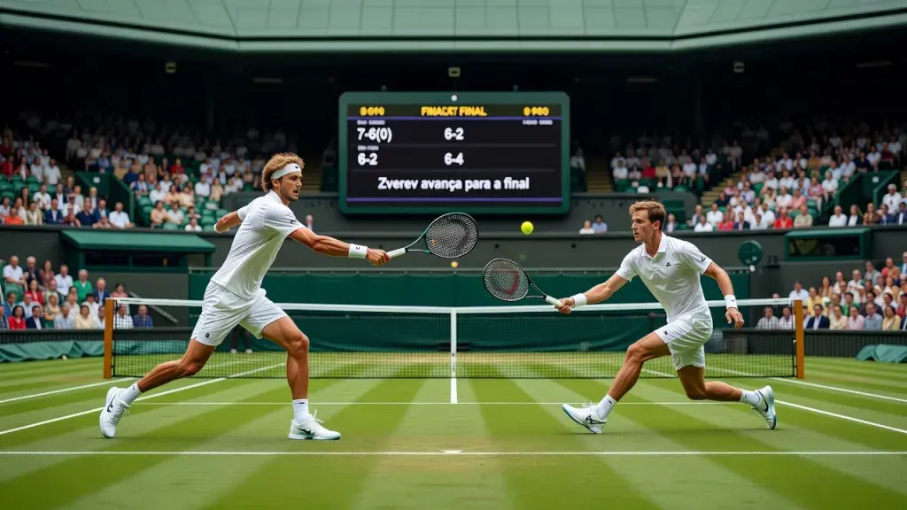 Féry encerra corrida histórica em Wimbledon após derrota para Zverev nas semifinais